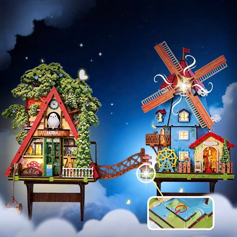 Windsong Town 3D Wooden Puzzle