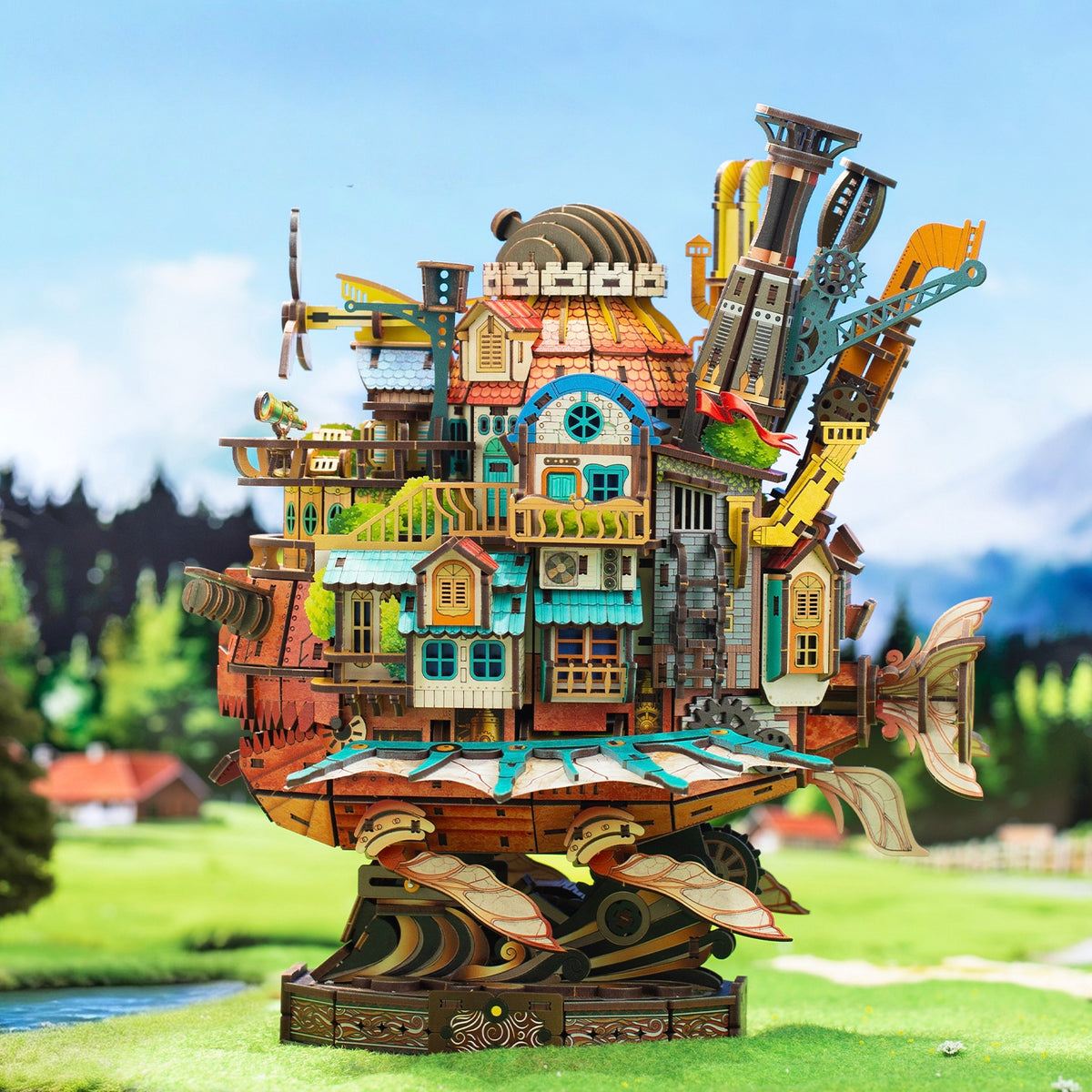 Traveling Castle 3D Wooden Puzzle