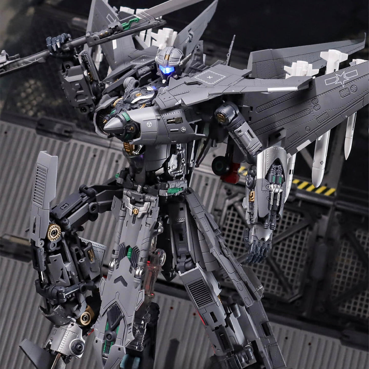 J‑16 Military Fighter Jet Transformer Mecha