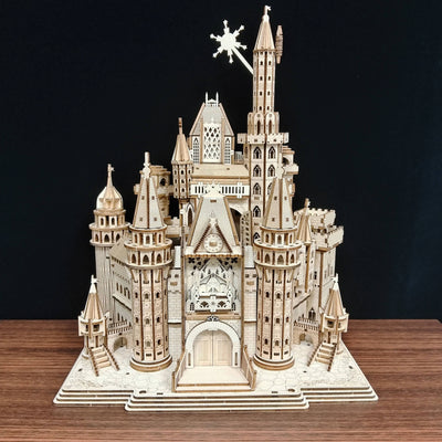 Origin Castle Music Box 3D Wooden Puzzle