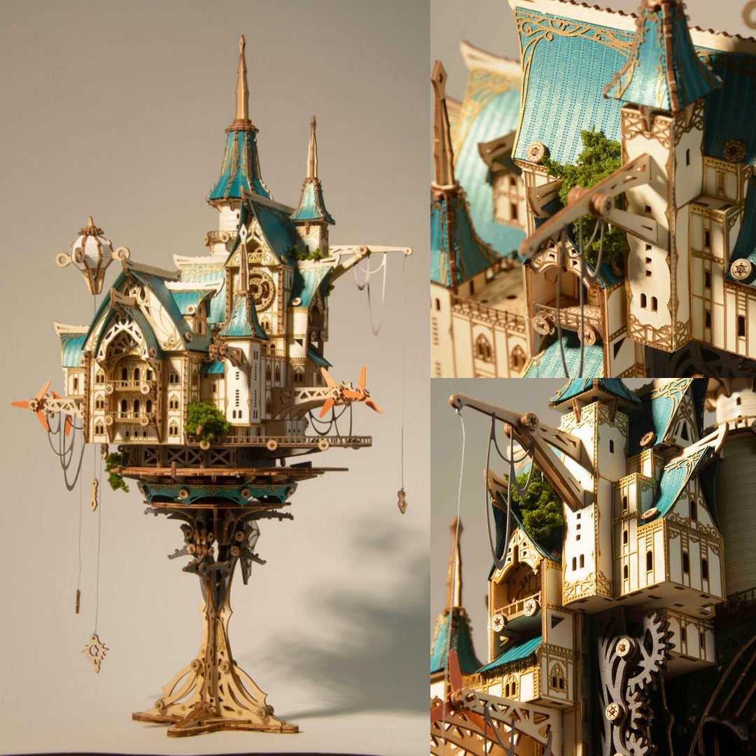 Fantasy Steam Castle 3D Wooden Puzzle