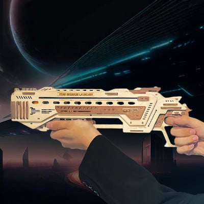 Star Grenade Gun 3D Wooden Puzzle