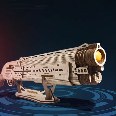 Star Grenade Gun 3D Wooden Puzzle