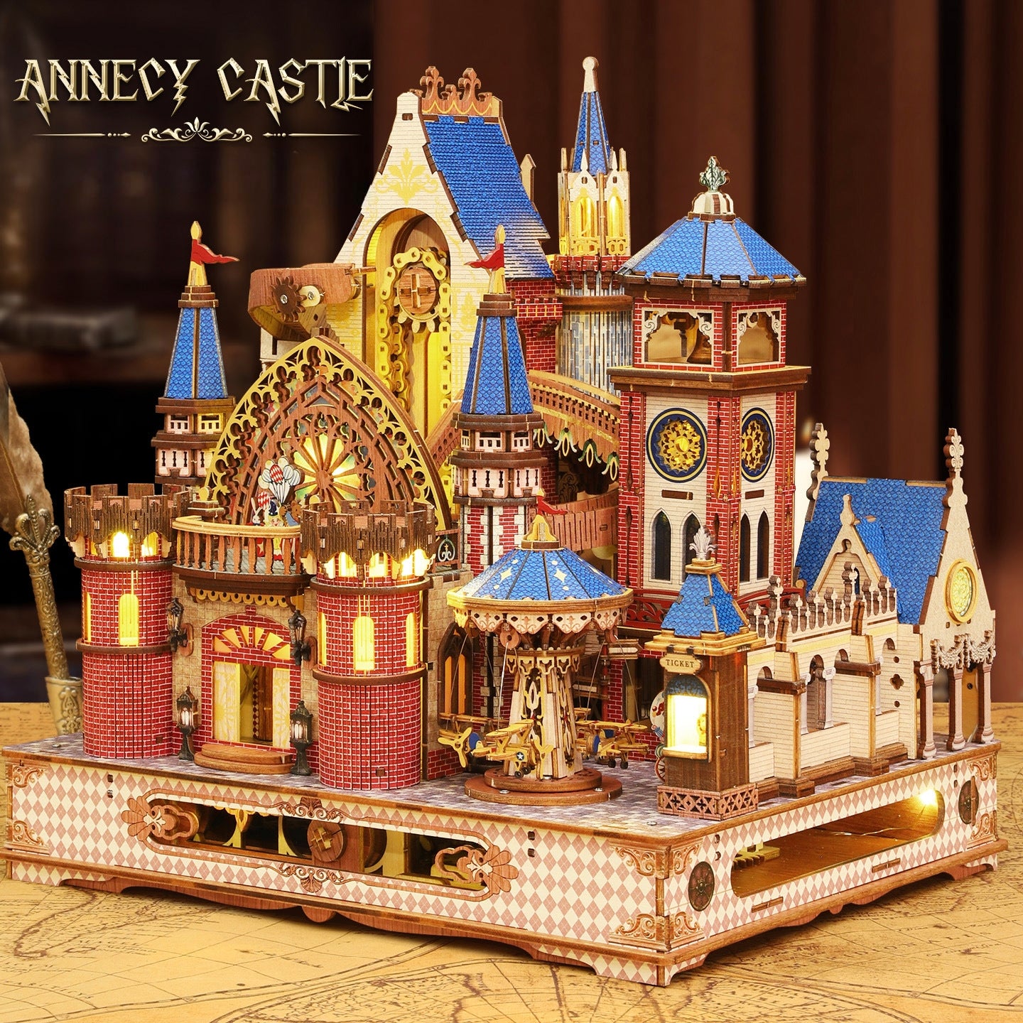 Annik Castle 3D Wooden Puzzle