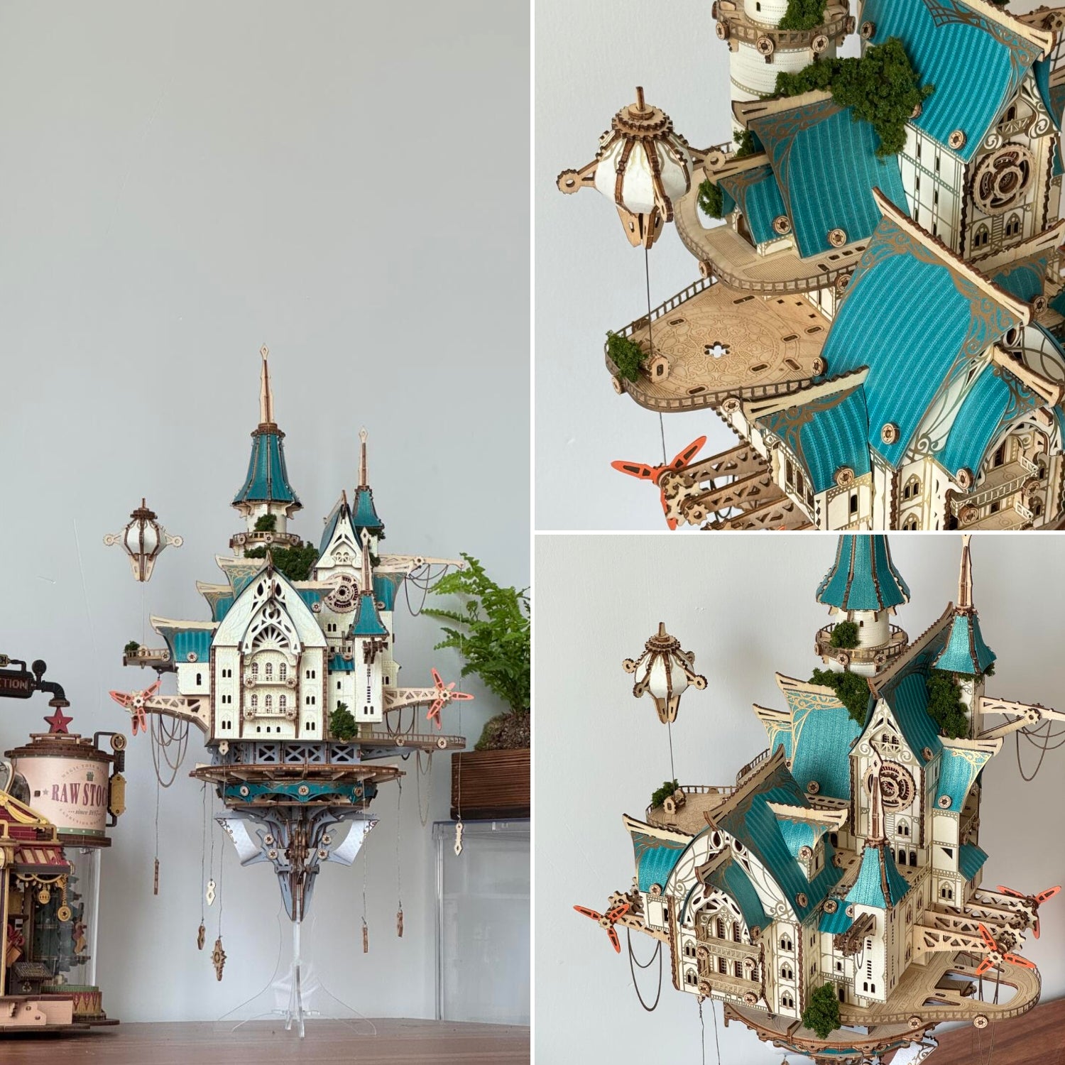 Fantasy Steam Castle 3D Wooden Puzzle