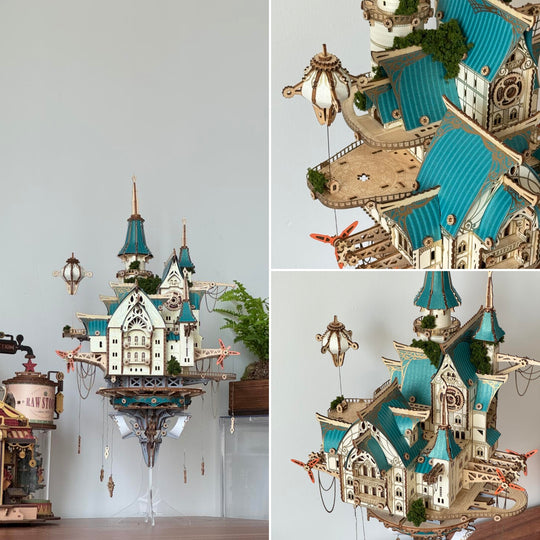 Fantasy Steam Castle 3D Wooden Puzzle