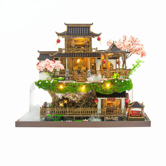 Penthouse Courtyard DIY Miniature House