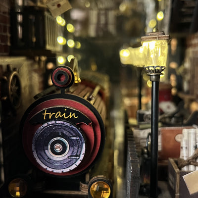 Train Platform DIY Book Nook