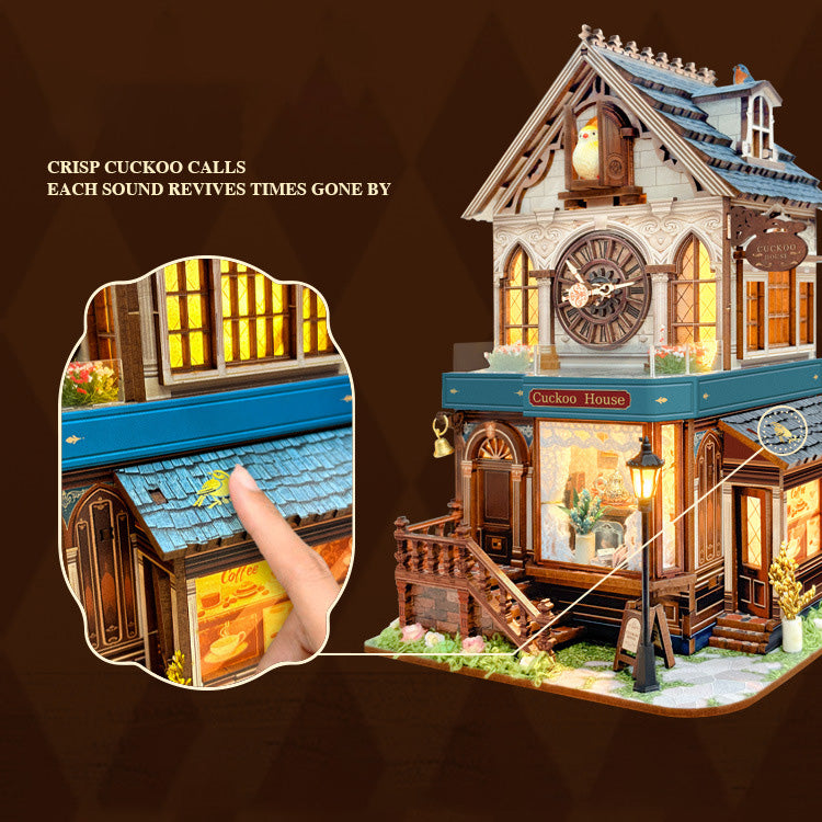 Cuckoo House 3D Wooden Puzzle