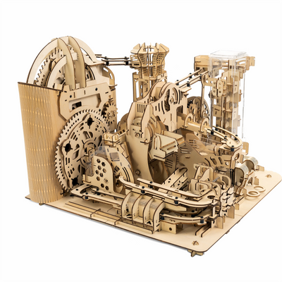 Mechanical Air Island Marble Run NEW  Version