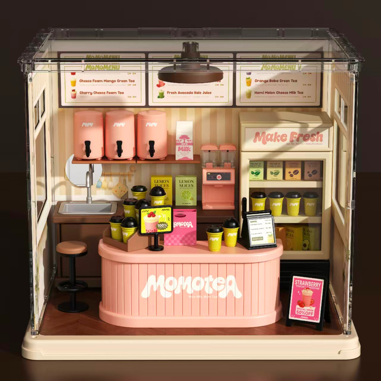 Milk Tea Shop Miniature House
