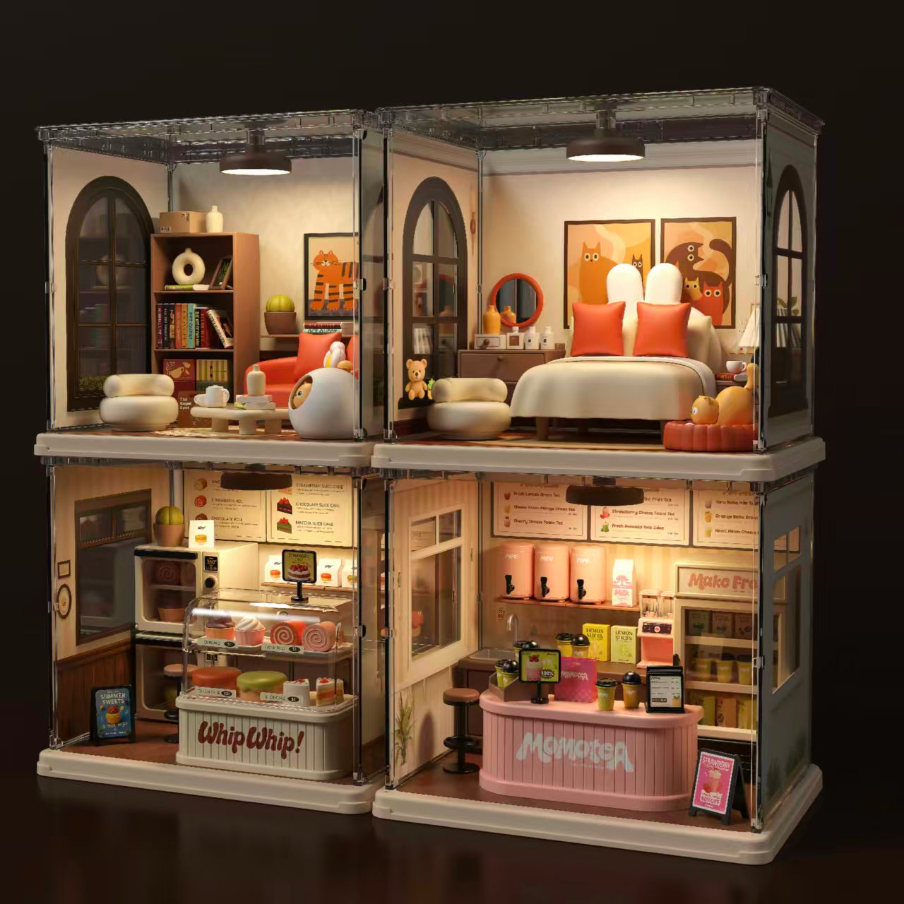 Milk Tea Shop Miniature House