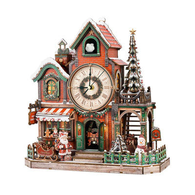 Christmas Cuckoo Clock 3D Wooden Puzzle