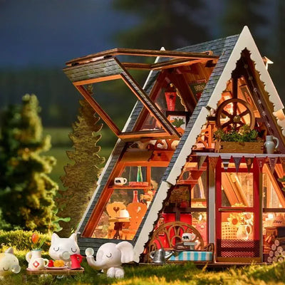 Triangle Cabin Miniature House