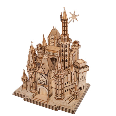 Origin Castle Music Box 3D Wooden Puzzle