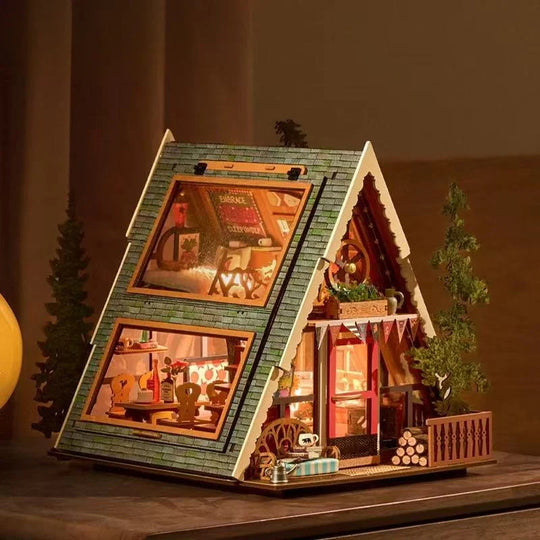 Triangle Cabin Miniature House