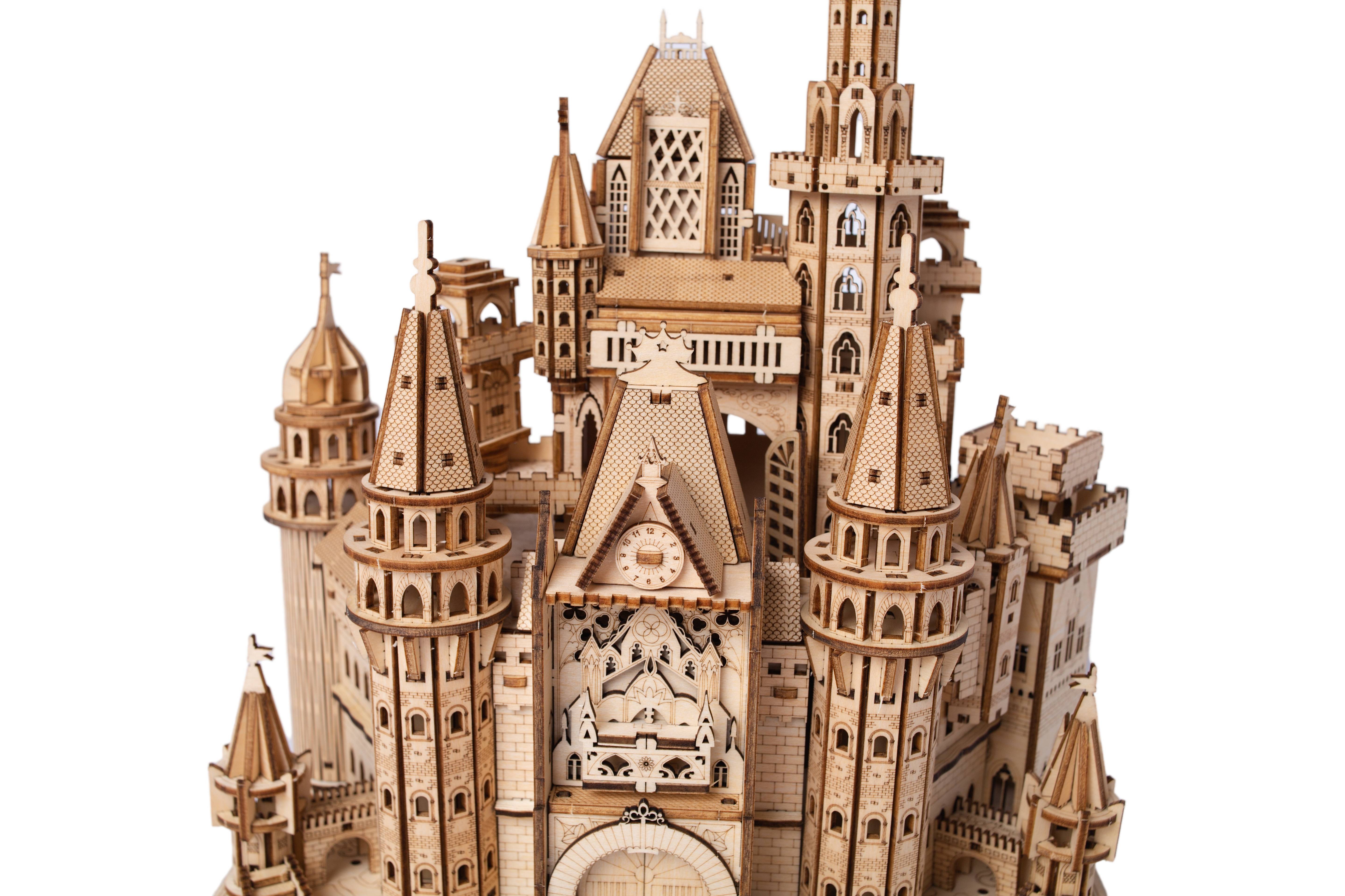 Origin Castle Music Box 3D Wooden Puzzle