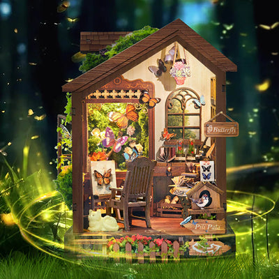 Butterfly House DIY Book Nook Kit