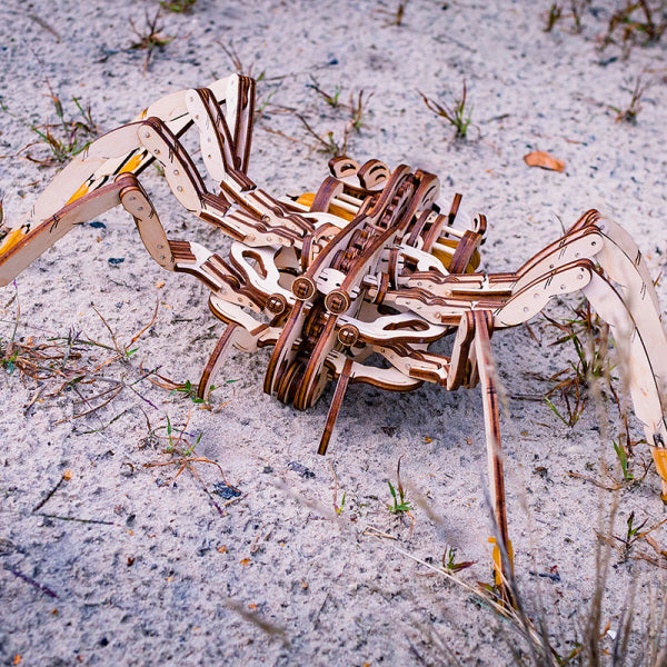 Mechanical Spider 3D Wooden Puzzle
