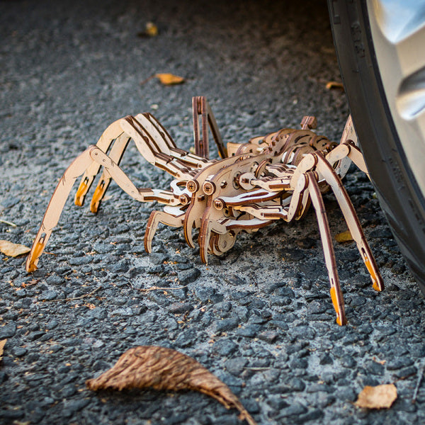 Mechanical Spider 3D Wooden Puzzle