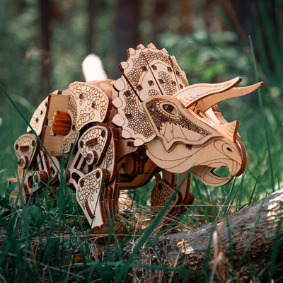 Triceratops 3D Wooden Puzzle