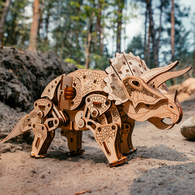 Triceratops 3D Wooden Puzzle