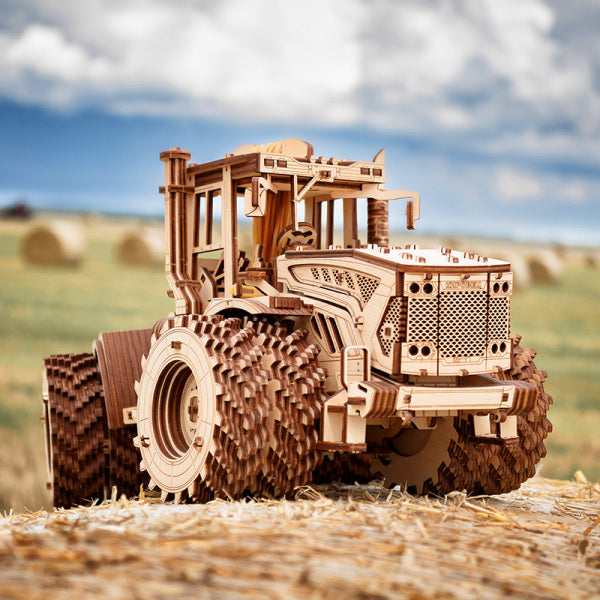 Heavy-Duty Tractor 3D Wooden Puzzle