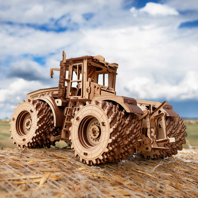 Heavy-Duty Tractor 3D Wooden Puzzle