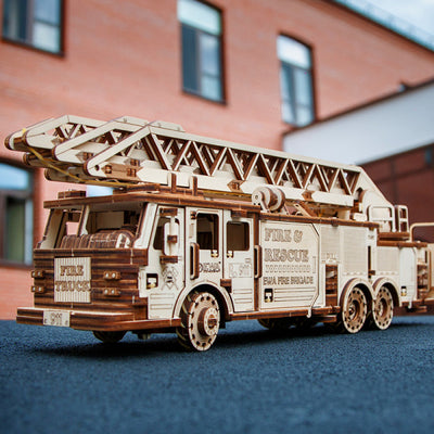 Fire Truck 3D Wooden Puzzle