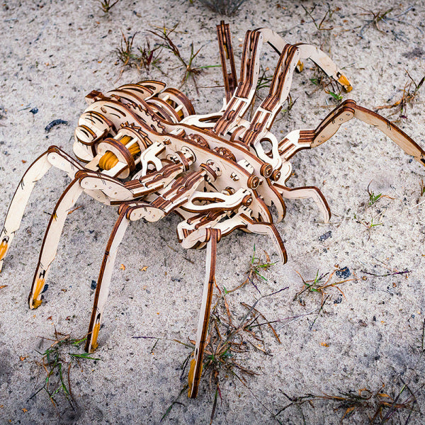 Mechanical Spider 3D Wooden Puzzle