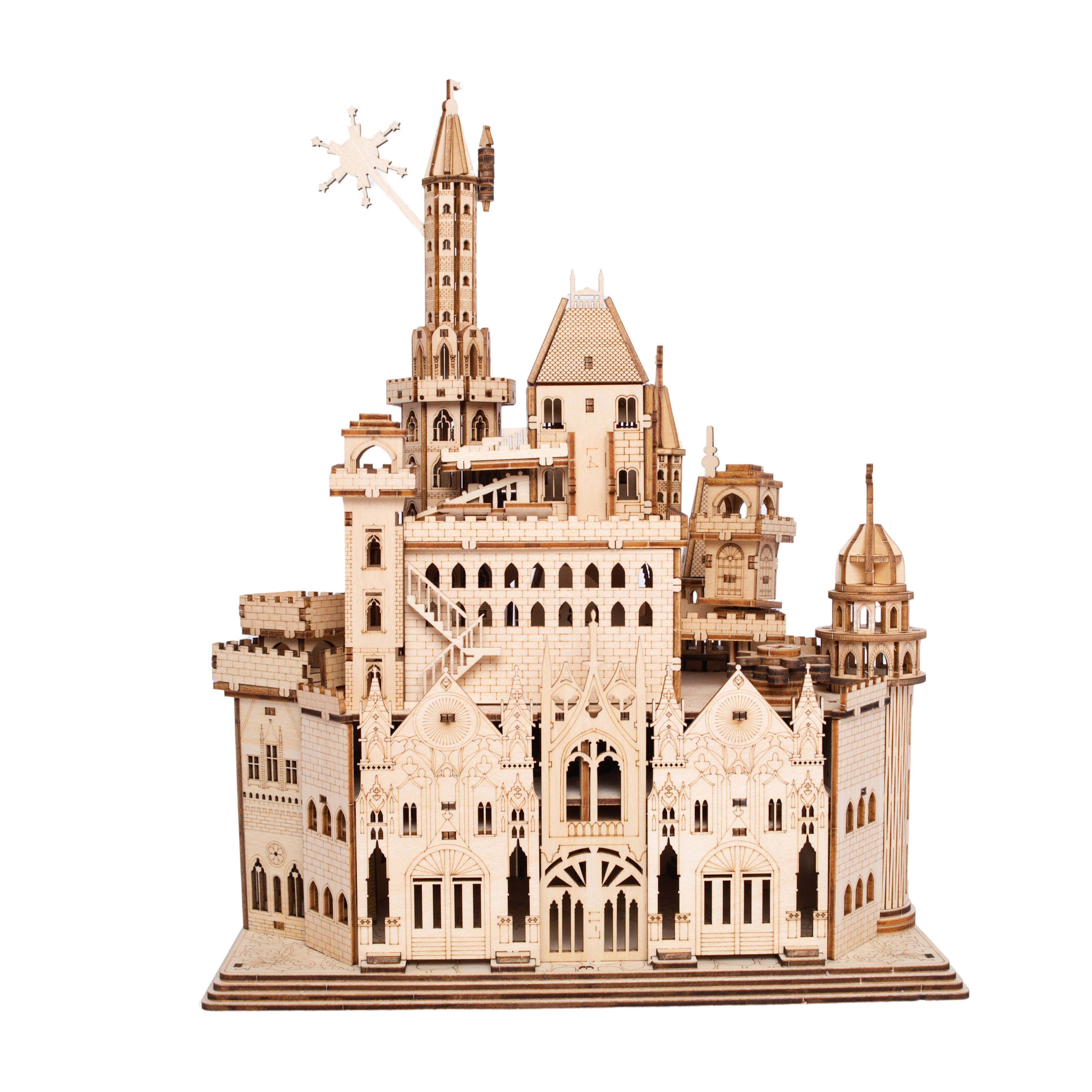 Origin Castle Music Box 3D Wooden Puzzle