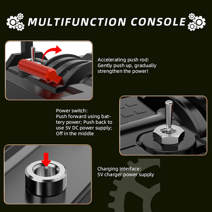 T700-1/4 Metal Simulation Electric Military Helicopter Turboshaft Engine Model