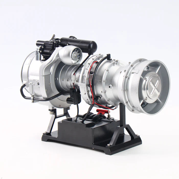T700 Turboshaft Engine Model Kit that Works-1/4 Metal Simulation Electric Military Helicopter Turboshaft Engine Model
