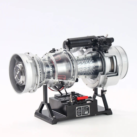 T700 Turboshaft Engine Model Kit that Works-1/4 Metal Simulation Electric Military Helicopter Turboshaft Engine Model