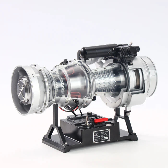 T700 Turboshaft Engine Model Kit that Works-1/4 Metal Simulation Electric Military Helicopter Turboshaft Engine Model