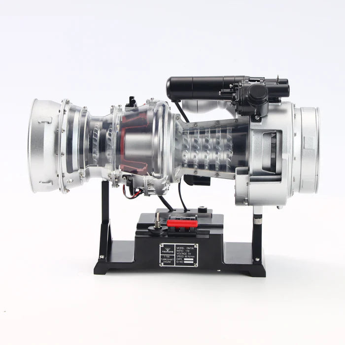T700 Turboshaft Engine Model Kit that Works-1/4 Metal Simulation Electric Military Helicopter Turboshaft Engine Model
