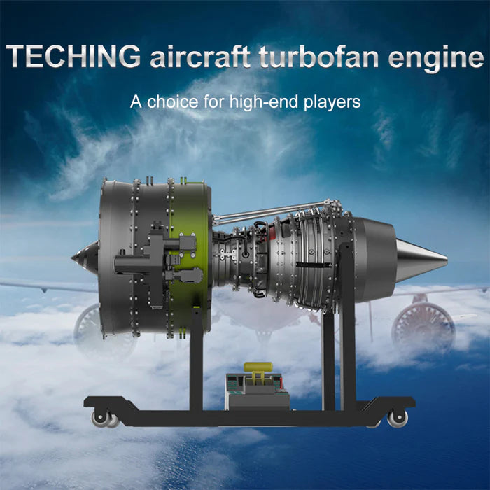 1/10 Full Metal Dual-Spool Turbofan Engine Aircraft Jet Engine Model 1000+Pcs