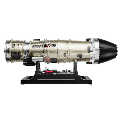 1/10 Full Metal Electric Turbojet Engine Small Bypass Ratio Twin Rotor Aircraft Model