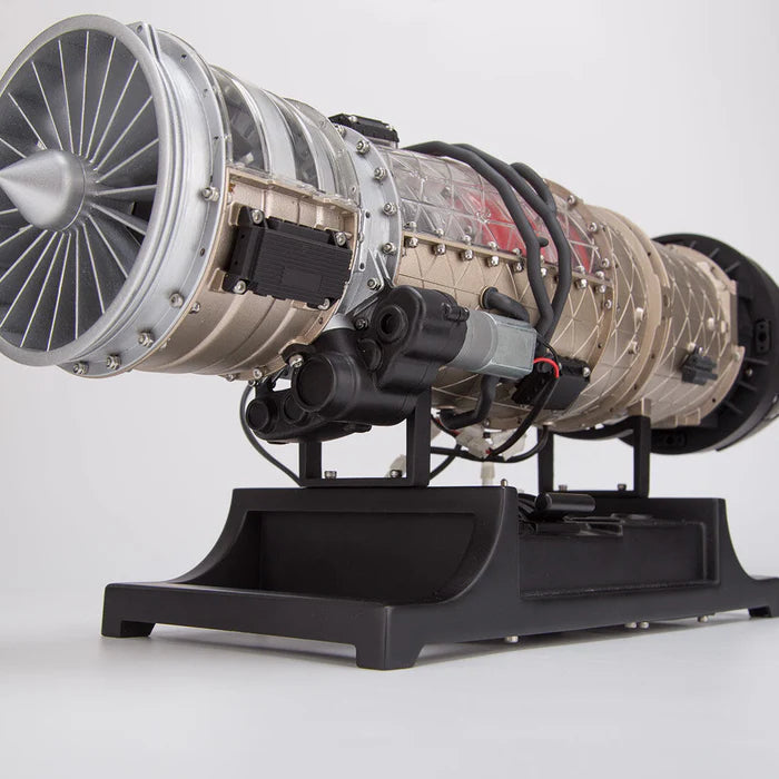 1/10 Full Metal Electric Turbojet Engine Small Bypass Ratio Twin Rotor Aircraft Model