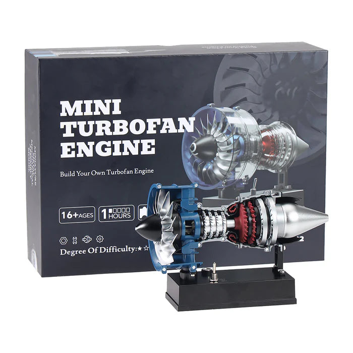 Mini Turbofan Engine Kit that Works - DIY Metal Electric Jet Engine