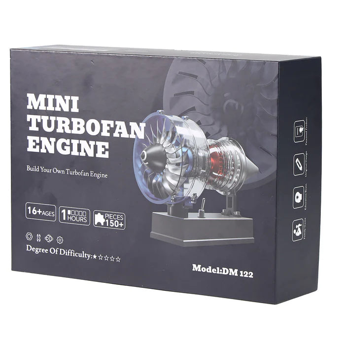 Mini Turbofan Engine Kit that Works - DIY Metal Electric Jet Engine