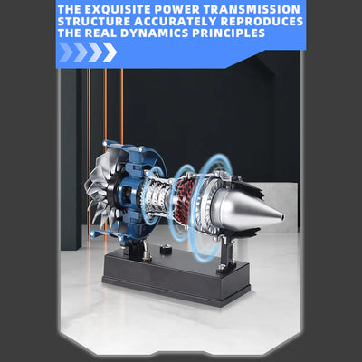 Mini Turbofan Engine Kit that Works - DIY Metal Electric Jet Engine